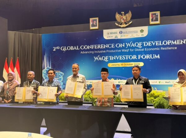 One Wakaf Teken MoU Pengembangan Wakaf Produktif dalam Forum Internasional GLOW 2026
