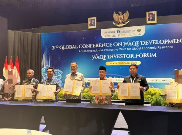 One Wakaf Teken MoU Pengembangan Wakaf Produktif dalam Forum Internasional GLOW 2026